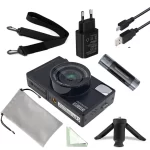 Retro shaped Digital Camera, entry-level student Camera Photo and Video 2in1 with 3.0 inch LCD display