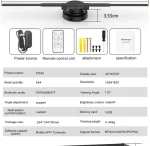 Newest P42-P50 3D Fan Hologram Projector Wifi Led 3D Display Advertising logo Light Remote Advertise Display Light Logo Lamp