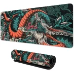 Japanese Dragon Large Gaming Mousepad XXL Keyboard Gamer Mouse Pad on The Table Speed Desk Mat Anime 900×400 700X300 Mouse Mats