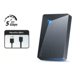 Eaget Portable External Hard Drive 1TB 5TB HDD 2.5 inch 5Gbps External Hard Disk Memory Compatible for PC Mac Desktop MacBook