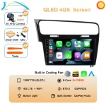 Android 13 For Volkswagen VW Golf 7 MK7 GTI 2011 2012 2013 – 2021 Car Radio Carplay Multimedia Auto GPS Stereo 2din Video Player
