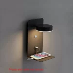 Bedroom Led Wall Lamps with USB Charge Wall Light Indoor Lamp for Living Room Decor Wall Panels with Switch Aisle Modern Sconce