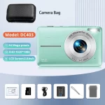 HD 1080P 2.4 inch digital Camera Rechargeable Cameras with 16x Zoom Compact Camera 44MP Cameras for kids Beginner Camera