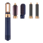 Hot Air Styler Comb 5 in 1 Hair Dryer  Automatic Hair Curler Professional Hair Straightener For Dyson Airwrap Household