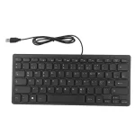 78 Keys German Russian French Keyboard  Thin USB Wired Desktop Computer Small Language Keyboard for Home PC Laptop