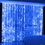 Garland Curtain for Room New Year’s Wedding Christmas Lights Decorations Curtains For Home Festoon Led Light Decor Fairy Lights