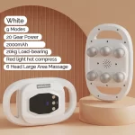 Six-head Fascia Gun Wireless Waist and Back Massager High-Frequency Vibration Body Relaxation Massager Shoulder Calf Massage Gun