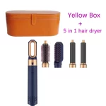 2024 New 5 in 1 Hair Dryer Kit Air Hot Comb Set Professional Curling Iron Hair Straightener Styling For Dyson Airwrap