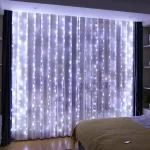 Garland Curtain for Room New Year’s Wedding Christmas Lights Decorations Curtains For Home Festoon Led Light Decor Fairy Lights