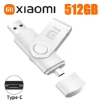 Xiaomi U-disk 2TB USB 3.2 Flash Drives HighSpeed Transfer Metal Pendrive Type-C USB Interface Pendrive Flash Disk Waterproof New