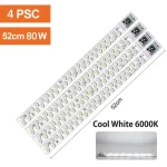 Led Module Panel Led Light Bar 220V Ceiling Lights Fixtures Lens Board  For Room Ceiling Square Lamp Wall Lamp Replacement Parts