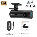 4K Car Dash Cam DVR Recorder Auto Recorder APP Control Black Box WIth WIFI Voice 24h Parking Monitoring function car accessories