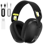ONIKUMA B2 Headphone 2.4GHz Ultra-Low Latency Gaming Headset for PS5 XBOX PC Mac Noise Cancelling Wireless Headphones With Mic