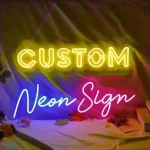 Custom Neon Sign Personalised LED Neon Lighting Custom Led Light Name Decor Wedding Sign Bedroom Home Bar Wall Neon Decorations