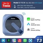 Ownice T-Box T3 T1 for Tesla Model 3 Y S X Link Siri Voice Wireless CarPlay Android Auto AirPlay Miracast Waze Spotify for Apple