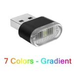 Mini USB LED Atmosphere Lights Car Interior Neon Decorative Lamp Car Emergency Lighting Universal PC Portable Plug and Play