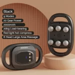 Six-head Fascia Gun Wireless Waist and Back Massager High-Frequency Vibration Body Relaxation Massager Shoulder Calf Massage Gun