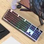 USB Wired Keyboard Mouse Set 104 Keys Backlight Gaming Keyboard Gaming Mouse For Laptop PC Computer