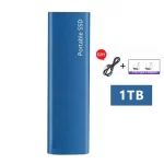 Portable SSD 1TB 2TB External Hard Disk High Speed Solid State Drive USB3.1 Type-C Storage Device for Laptop/Desktop/Mac/PC 64GB