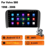 Car Radio For VOLVO S80 1998-2006 2Din Car Multimedia Android Octa Core Car Stereo DVD GPS Navigation Player QLED Screen Carplay