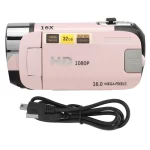 D90 1080P 16MP Digital Camera 2.4 Inch Rotatable Screen Camcorder 16X Zoom HD Video Recorder with Fill Light new