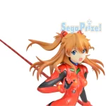 SEGA Original NEON GENESIS EVANGELION Anime Figure Asuka Langley Soryu Lance of Longinus Action Figure Toys for Kids Gift Model