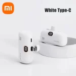 Xiaomi 30000mAh Mini Power Bank Built Cable Portable Mobile Phone Charger External Battery Capsule Powerbank For Type-C iPhone