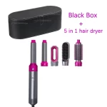 2024 New 5 in 1 Hair Dryer Kit Air Hot Comb Set Professional Curling Iron Hair Straightener Styling For Dyson Airwrap