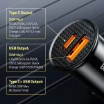 Baseus 30W USB Car Charger Quick Charge 4.0 3.0 FCP SCP USB PD For Xiaomi iPhone 12 13 14 Pro Fast Charging Car Phone Charger