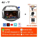 JIUYIN 9 Inch Car Stereo with Screen for Chevrolet SPARK BEAT Android Auto Wireless Carplay 4G Electronics Navigation with Frame