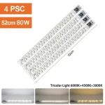 Led Module Panel Led Light Bar 220V Ceiling Lights Fixtures Lens Board  For Room Ceiling Square Lamp Wall Lamp Replacement Parts