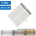 Led Module Panel Led Light Bar 220V Ceiling Lights Fixtures Lens Board  For Room Ceiling Square Lamp Wall Lamp Replacement Parts