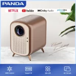 PANDA Stella-N Projector Full HD Support 4K Netflix Auto Focus Linux System Portable Native 1080P Home Theater Proyector Upgrade