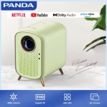 PANDA Stella-N Projector Full HD Support 4K Netflix Auto Focus Linux System Portable Native 1080P Home Theater Proyector Upgrade