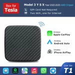 Ownice T-Box T3 for Tesla Model 3 Model Y S X Accessories 2022 2023 use Wireless CarPlay AirPlay Android Auto Waze Spotify Video