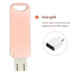 For xiaomi iPhone High Speed USB 3.0 Flash Drive 512GB 256GB 1TB 2TB Photo Stick 3in1 Thumb Memory Stick Pendrive Android TYPE-C