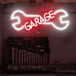 LED Neon Sign Illuminate Auto Room, Garage, Repair Shop Luminous Atmosphere Lamp for Wall Decor, Bar, Party, Club USB Power