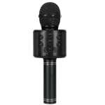 WS858 Karaoke Microphone for Kids Singing 5 in 1 Wireless Bluetooth Microphone with LED Lights Machine Portable Mic Speaker