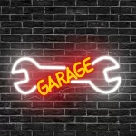 LED Neon Sign Illuminate Auto Room, Garage, Repair Shop Luminous Atmosphere Lamp for Wall Decor, Bar, Party, Club USB Power