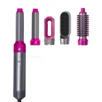 Hot Air Styler Comb 5 in 1 Hair Dryer  Automatic Hair Curler Professional Hair Straightener For Dyson Airwrap Household