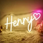 Custom Neon Sign Personalised LED Neon Lighting Custom Led Light Name Decor Wedding Sign Bedroom Home Bar Wall Neon Decorations