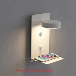 Bedroom Led Wall Lamps with USB Charge Wall Light Indoor Lamp for Living Room Decor Wall Panels with Switch Aisle Modern Sconce