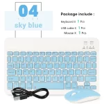 Mini Wireless Keyboard Bluetooth Keyboard For ipad Phone Tablet Portable Bluetooth Keyboard and Mouse For Samsung Xiaomi Android