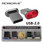 Super Mini USB Flash Drive Waterproof Pendrive 64GB 32GB 16GB 8GB 4GB Real Capacity USB Memory Stick Thumbdrive