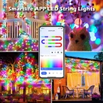 TUYA LED String Lights work with Alexa Google Assistant Music Sync WS2812B RGBIC Lighting Addressable Fairy String Lights