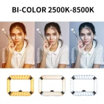 Ulanzi U-200 Ring Light Photography Led Video light BI-color Camera With phone clip cold shoe for Youtube Live Rig lamp