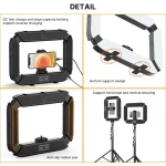 Ulanzi U-200 Ring Light Photography Led Video light BI-color Camera With phone clip cold shoe for Youtube Live Rig lamp