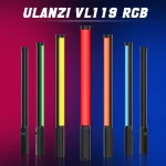 Ulanzi VL119 Handheld RGB Colorful Stick Light 19.68 inch Handheld LED Light Wand CRI 95+ 2500K-9000K Photography Studio Lamp