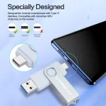 Wansenda USB Flash Drive 512GB 256GB USB 3.0 Pen Drive 128GB Cle USB Stick for Type C Android/PC 64GB Pendrive 32GB Memoria USB