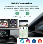 WiFi 3 Channel Car DVR Three Way Dash Cam Inside Vehicle Camera DVRs Recorder FHD 1080P Video Mini Registrator Dashcam Camcorder